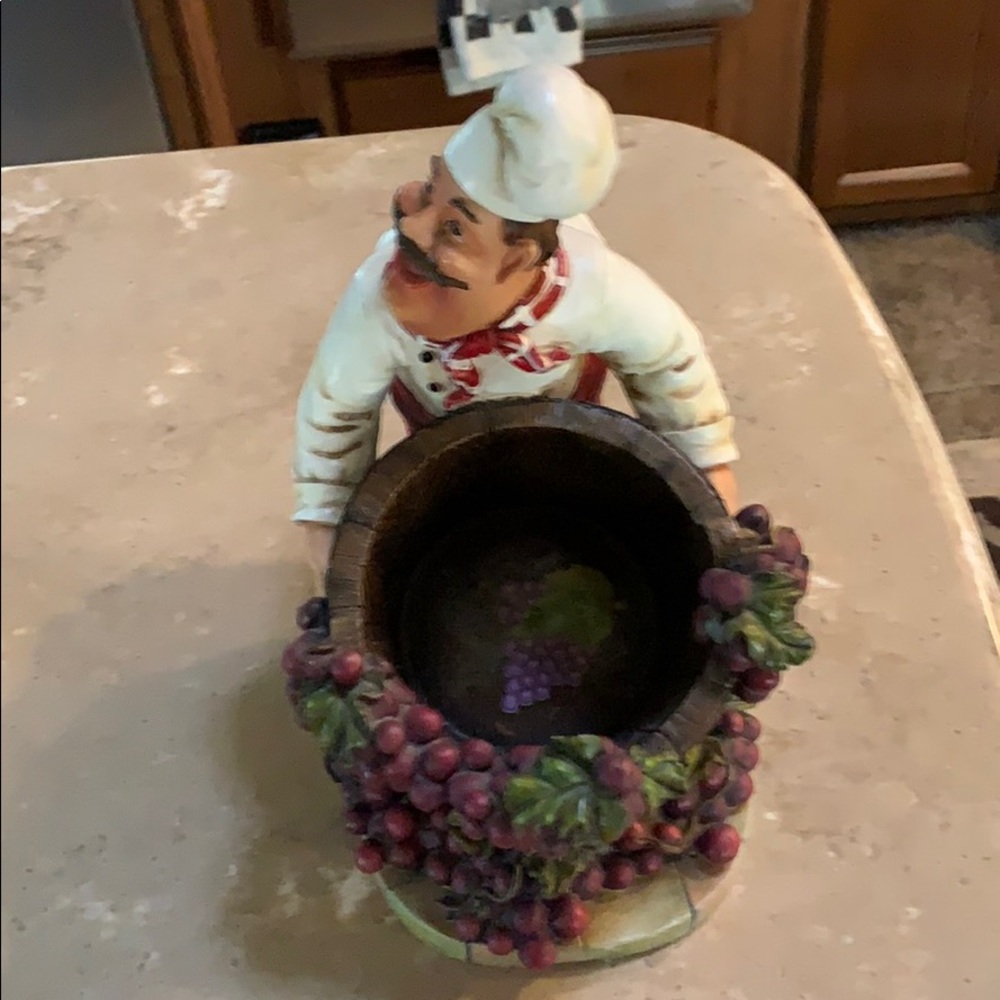 Chef wine holder